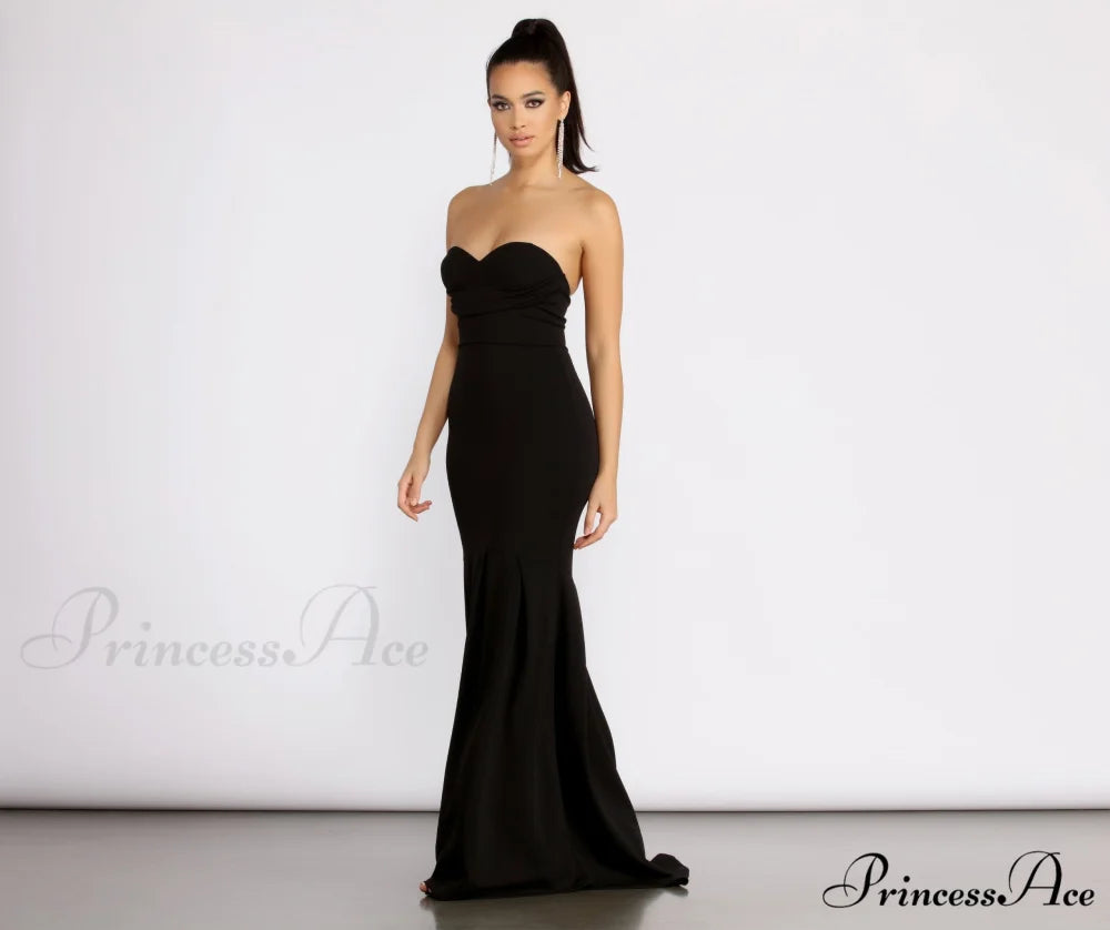 Aspyn Strapless Sweetheart Charming Mermaid Formal Dress