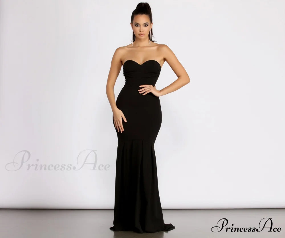 Aspyn Strapless Sweetheart Charming Mermaid Formal Dress
