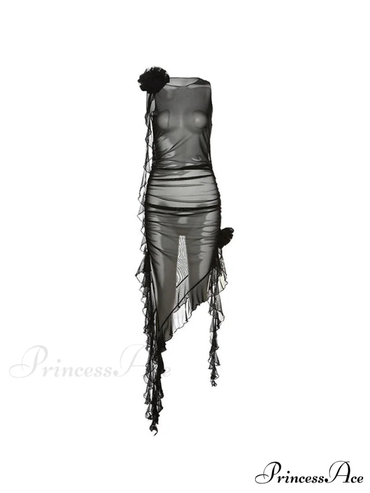 Asymmetric Distressed Knitted Trendy Two Piece Set