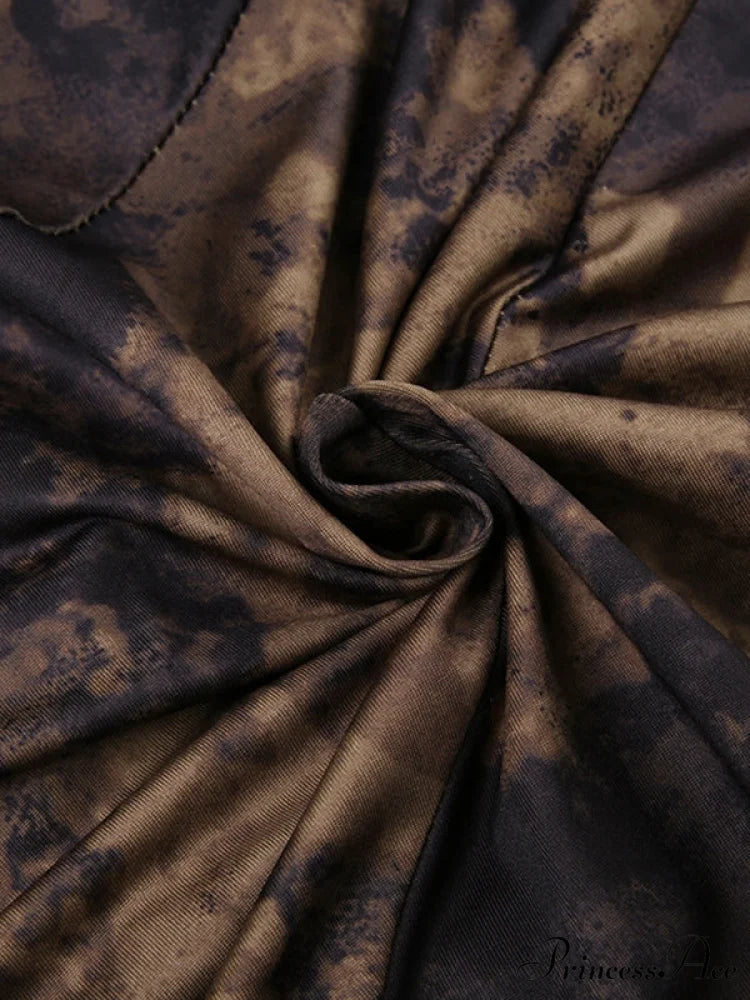 Asymmetric High Slit Trendy Bodycon Maxi Dress