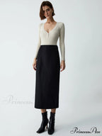 Asymmetric Layer Graceful Maxi Skirt