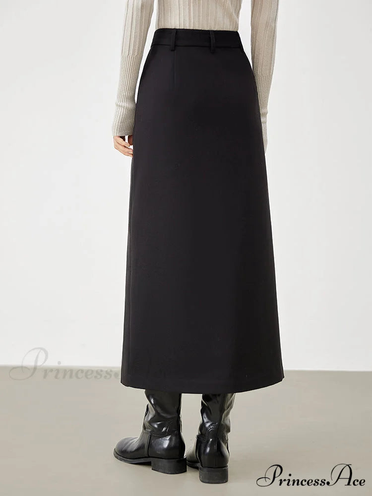 Asymmetric Layer Graceful Wrap Maxi Skirt