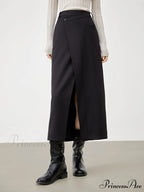 Asymmetric Layer Graceful Wrap Maxi Skirt