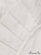 Asymmetric Pleated Graceful Zip Shorts