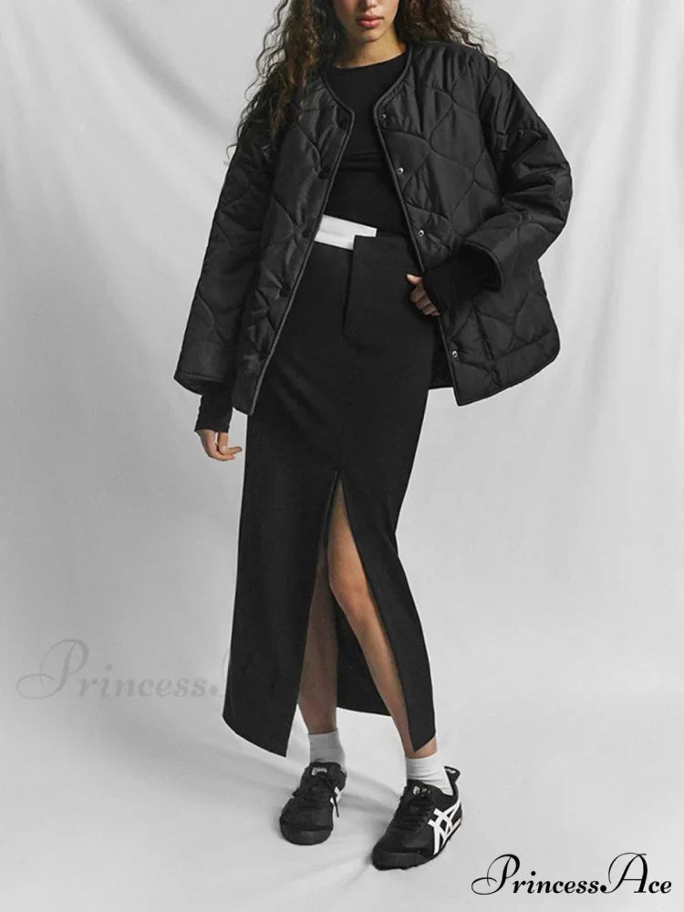 Asymmetric Waistband Graceful Maxi Skirt