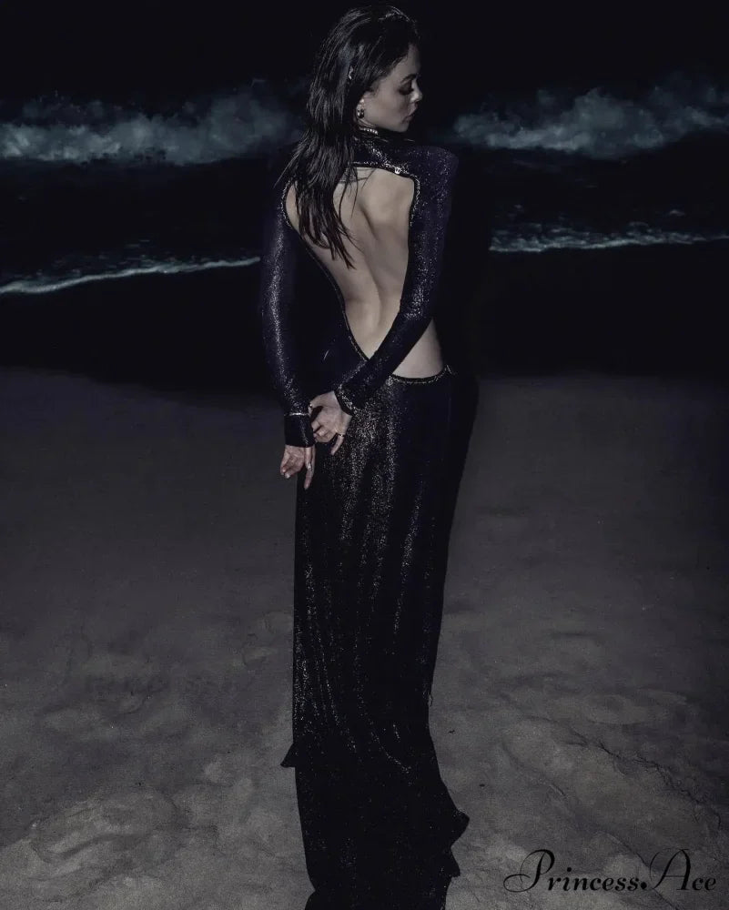 Asymmetrical Backless Party Dress