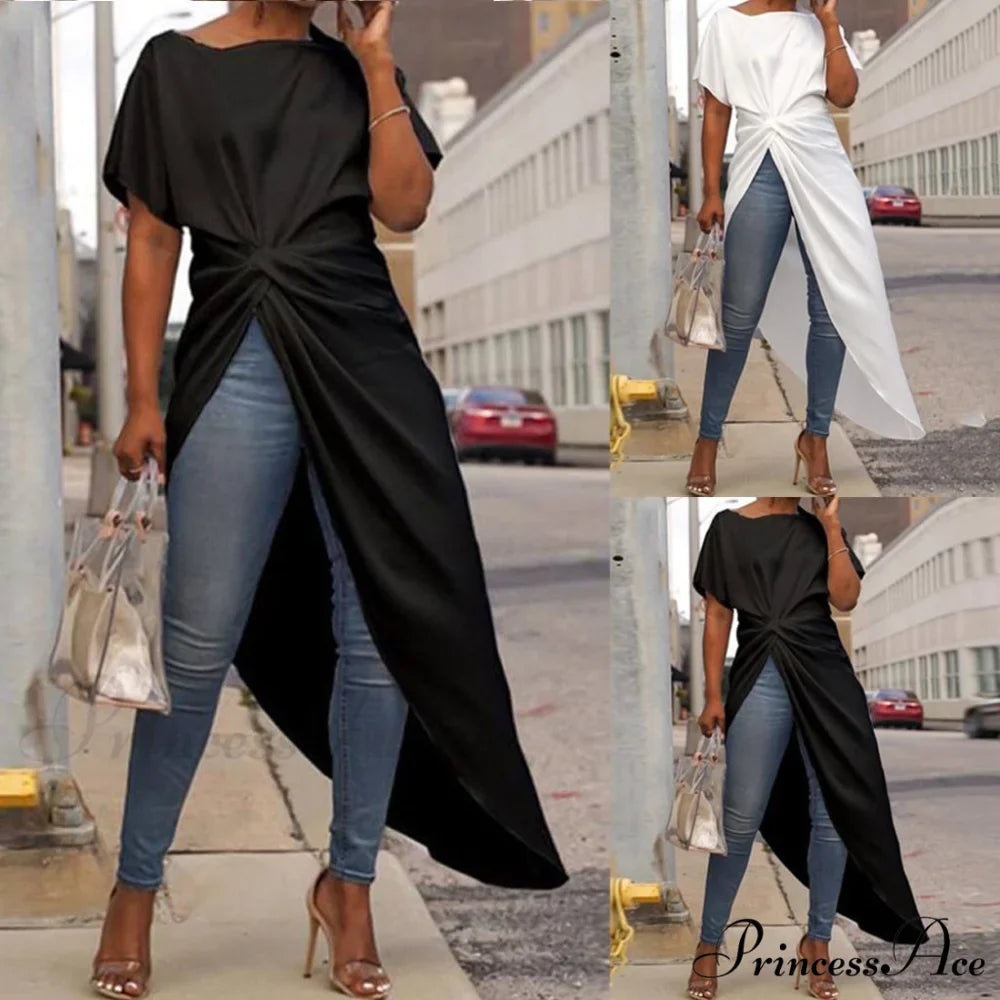 Asymmetrical Summer Casual Sexy Blouse