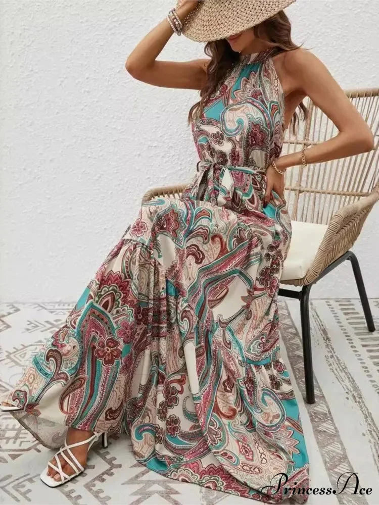 Attractive Antique Suspended Neck Boho Dress