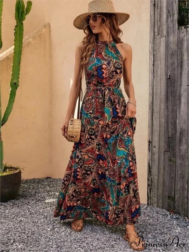 Attractive Antique Suspended Neck Boho Dress