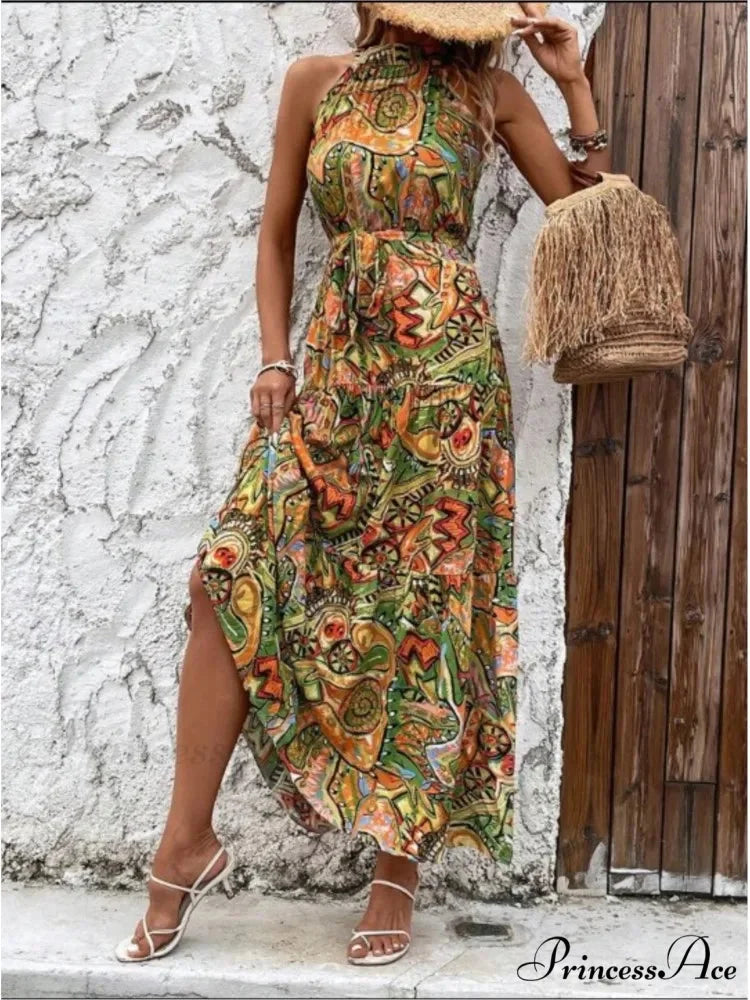 Attractive Antique Suspended Neck Boho Dress