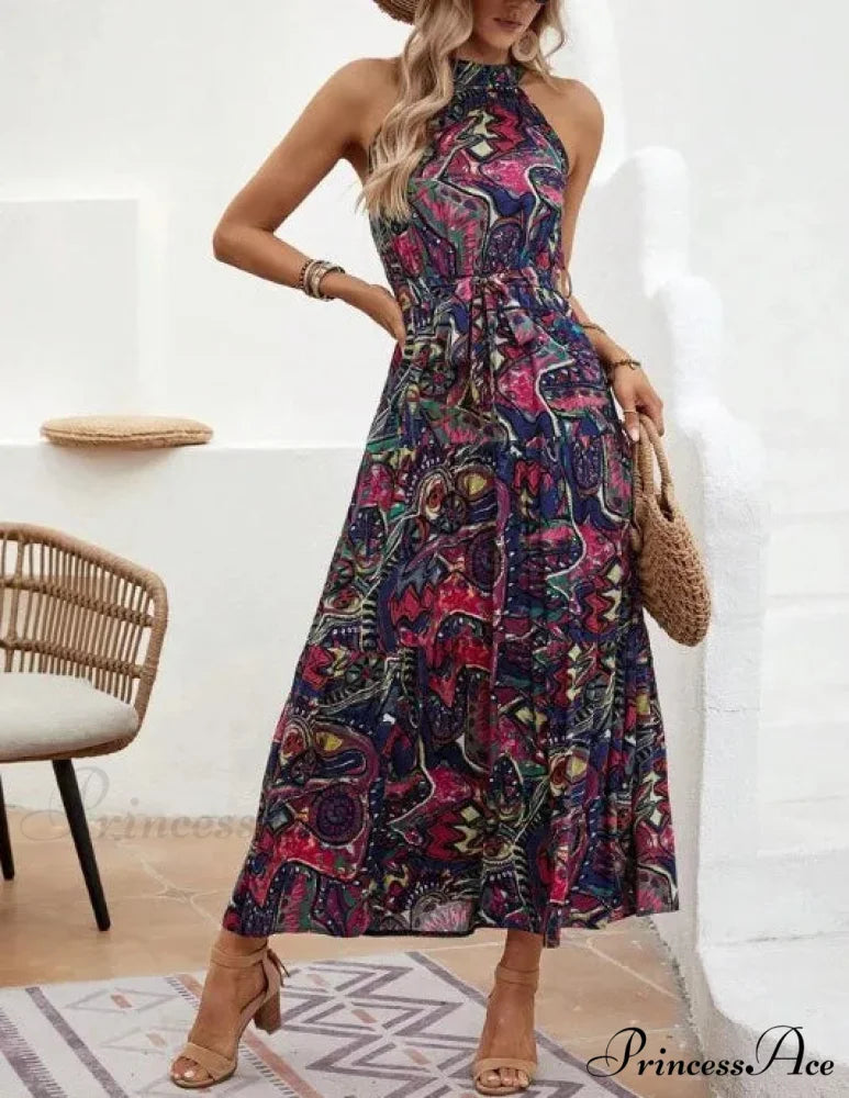 Attractive Antique Suspended Neck Boho Dress