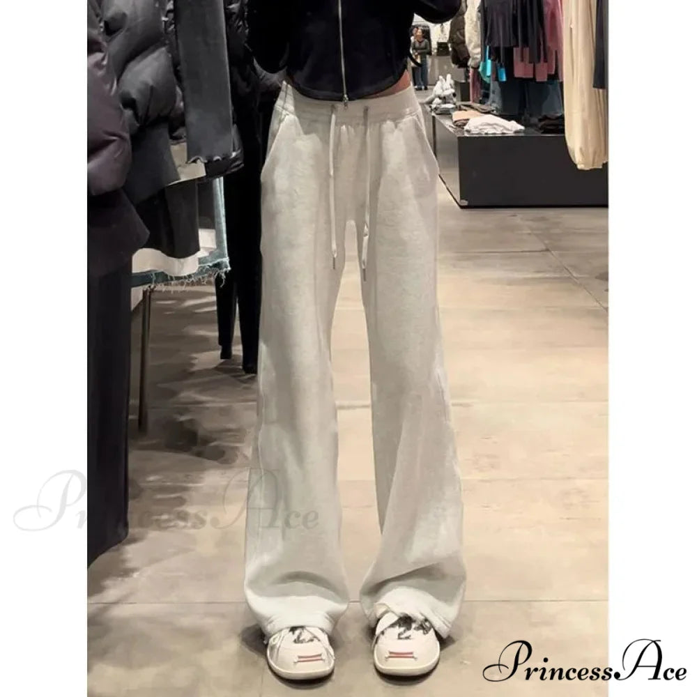 Attractive High Waist Flare Trousers