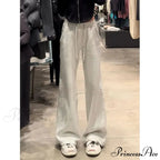 Attractive High Waist Flare Trousers