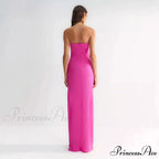 Attractive Hollow Strapless Sunflower Prom Dress