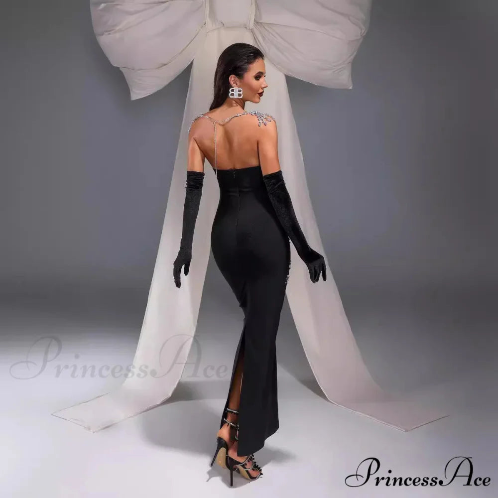 Attractive Sparkling Bodycon Bandage Dress Celebration Prom Dress