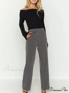 Attractive Thin Short Off Shoulder Sweater