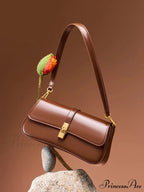 Authentic Leather French Bread Shoulder Purse