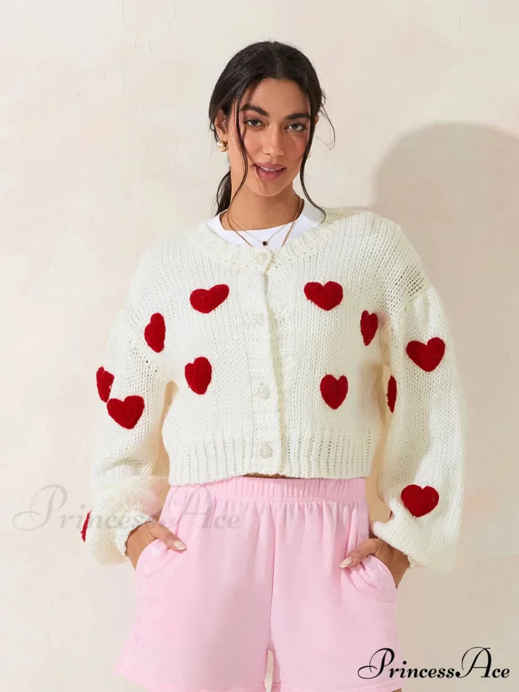 Autumn Sweater 3D Bow Cardigan