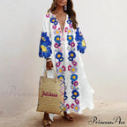 Autumn Vintage Long Lantern Sleeve Ladies Dresses