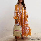 Autumn Vintage Long Lantern Sleeve Ladies Dresses