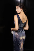 Ava Colorful Stylish Sequin Formal Dress