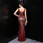 Ava Colorful Stylish Sequin Formal Dress