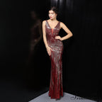 Ava Colorful Stylish Sequin Formal Dress