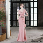 Ava Cowl Stylish Neck Formal Dress