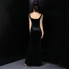 Avery Good Quality Charming Velvet Formal Dress