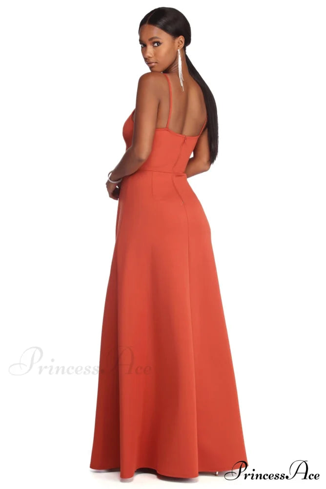 Avianna Formal Stylish High Slit Dress