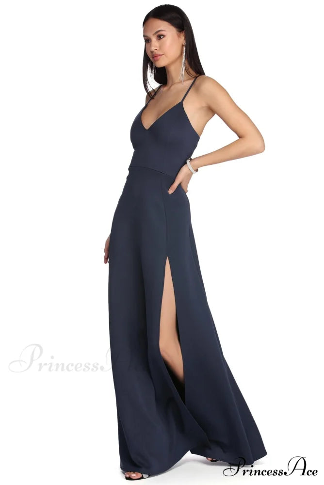 Avianna Formal Stylish High Slit Dress