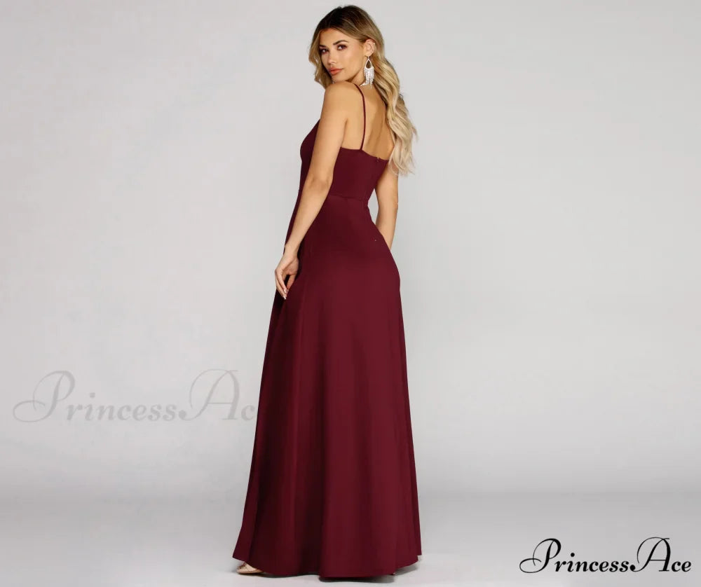 Avianna Formal Stylish High Slit Dress