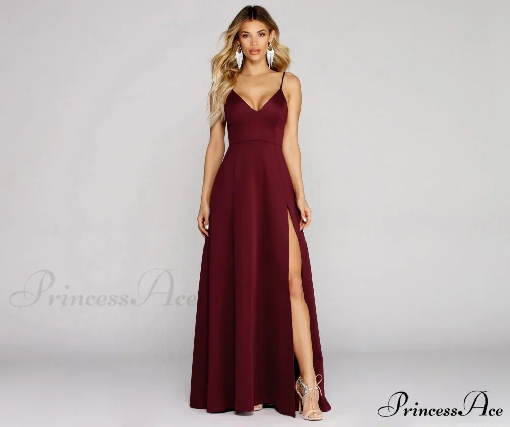 Avianna Formal Stylish High Slit Dress