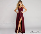 Avianna Formal Stylish High Slit Dress