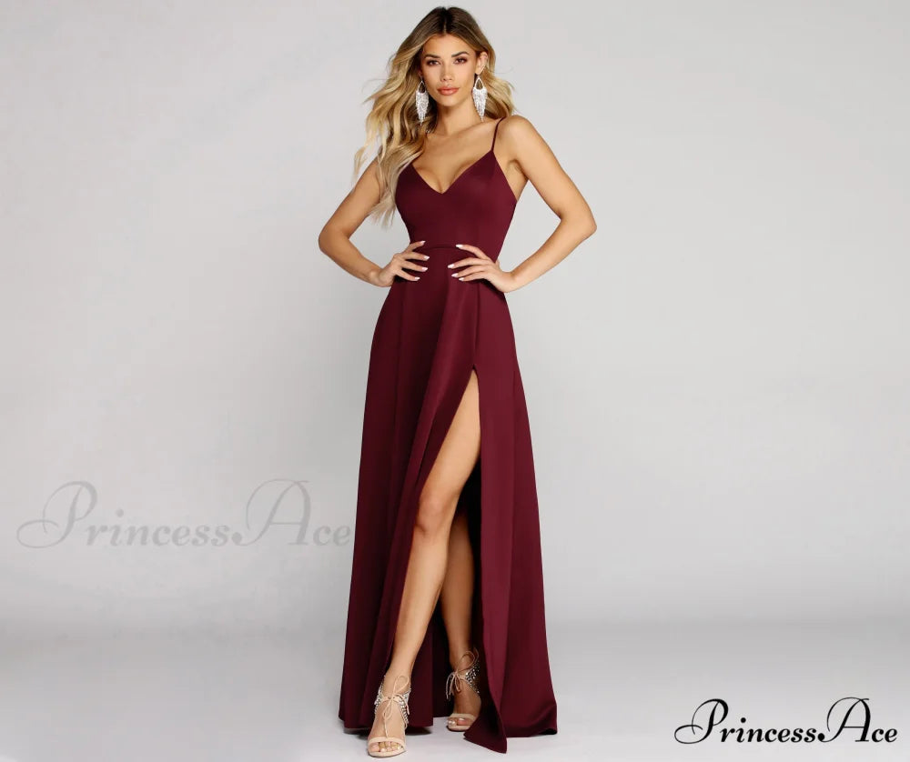 Avianna Formal Stylish High Slit Dress
