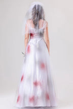HalloweenBloody Bride Vampire Gown Dress