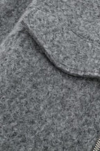 Street Style Tweed Crop Coat