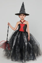 Spider Witch Tutu Kid Halloween Costume