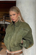 Vintage Short Motorcycle Jacket