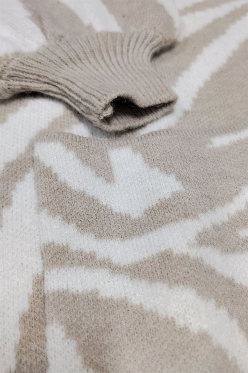 Casual Knit Animal Style Cardigan