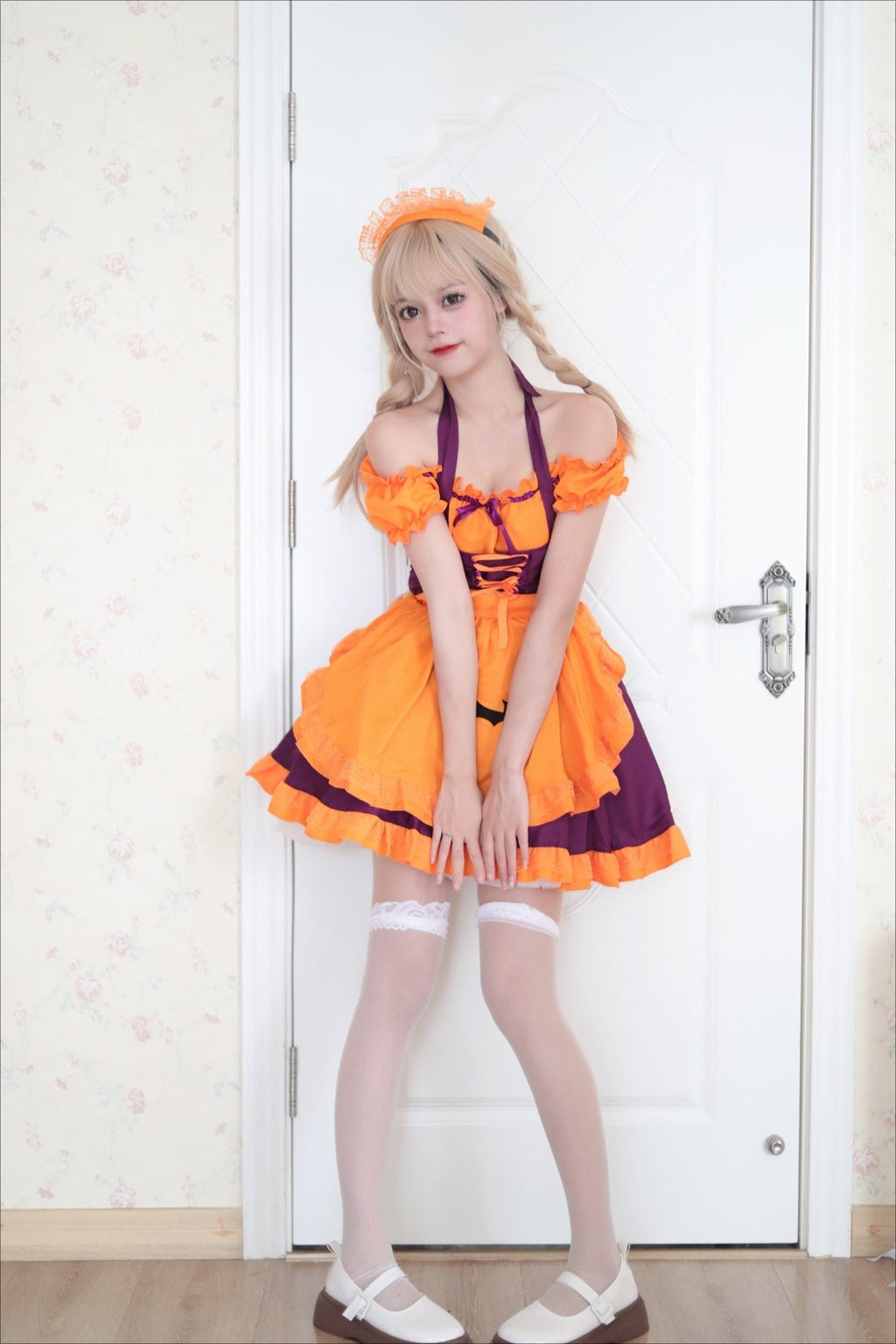 Vampire Bat Maid Cosplay Halloween Costume