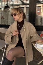 Vintage White Trench Jacket