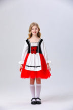 Little Red Hood Outfit Kid Halloween