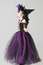 Spider Sleeve Dress Kid Halloween Costume