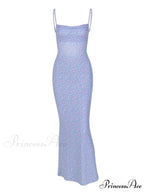 Backless Floral Graceful Mesh Mini Dress