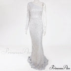 Backless Luxury Stretchy Mermaid Dress