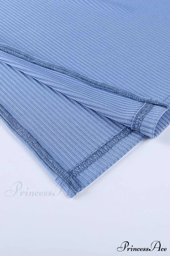 Backless Split Cami Dress with Tie-front