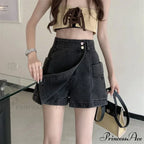 Baggy Denim Trousers Fashion Skirt