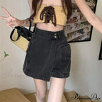 Baggy Denim Trousers Fashion Skirt