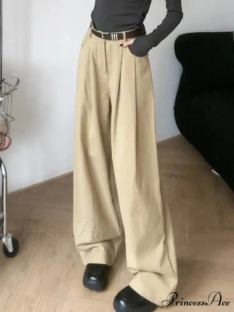 Baggy Office Women's Suit Trousers